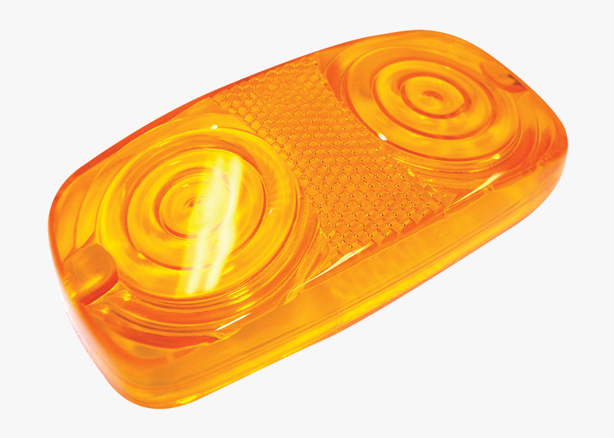 Amber Lens To Suit Side Lamp - Orange, HD Png Download, Free Download