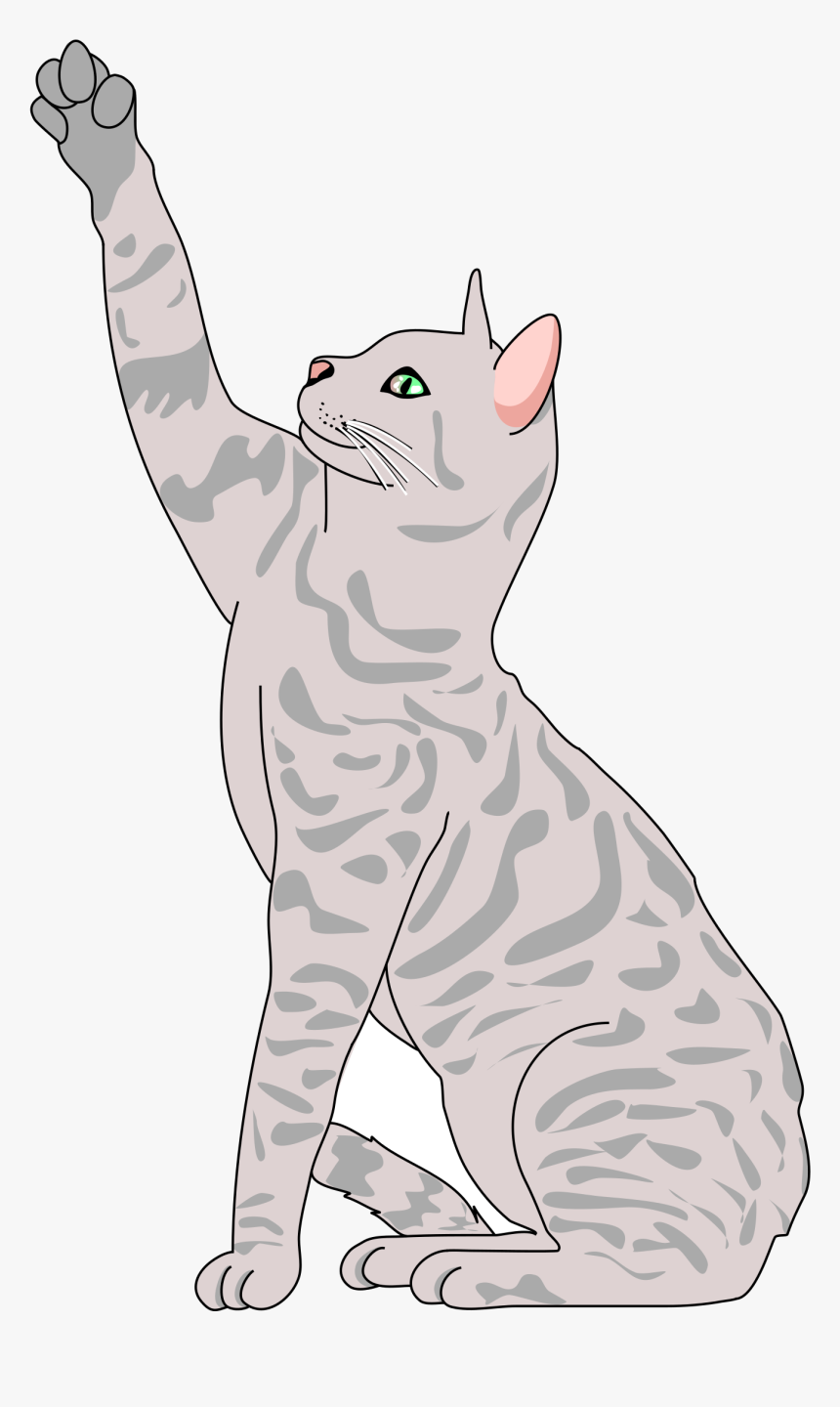 Kittens Clipart Playful - Cat Clipart Free, HD Png Download, Free Download