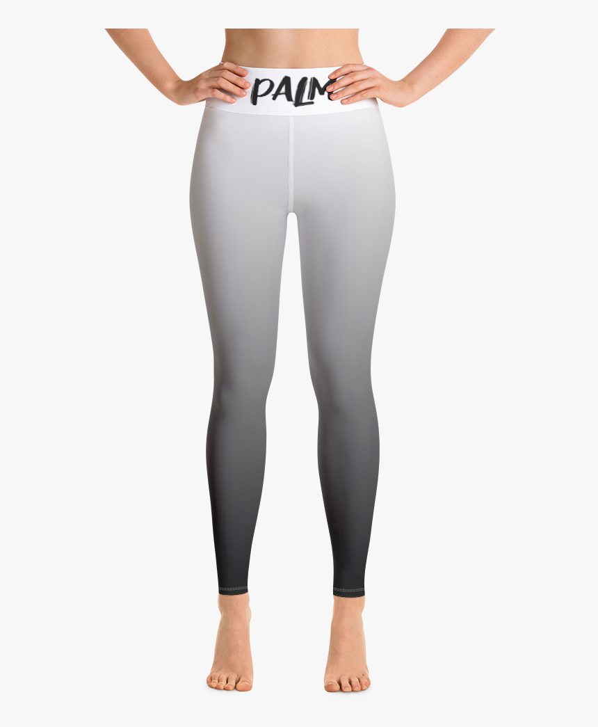 Black/white Gradient Supersoft Leggings - Leggings, HD Png Download, Free Download