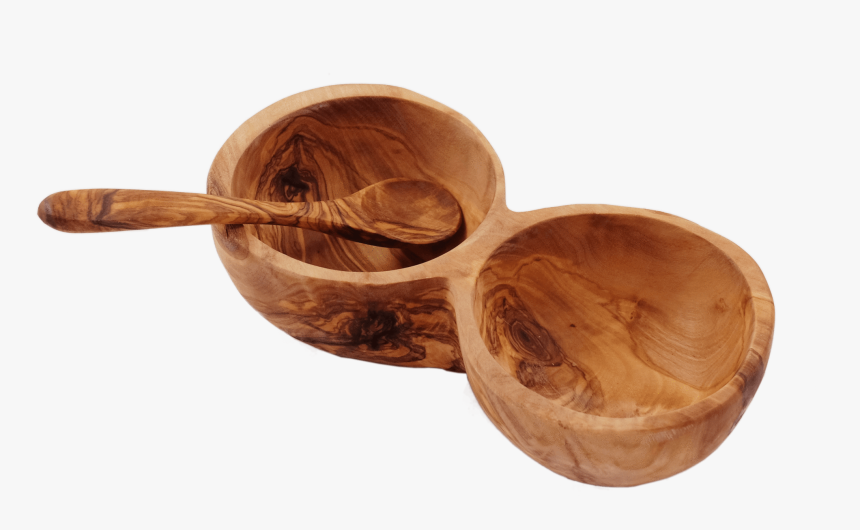 Olive Wood Salt & Pepper Bowl With - Toy, HD Png Download, Free Download