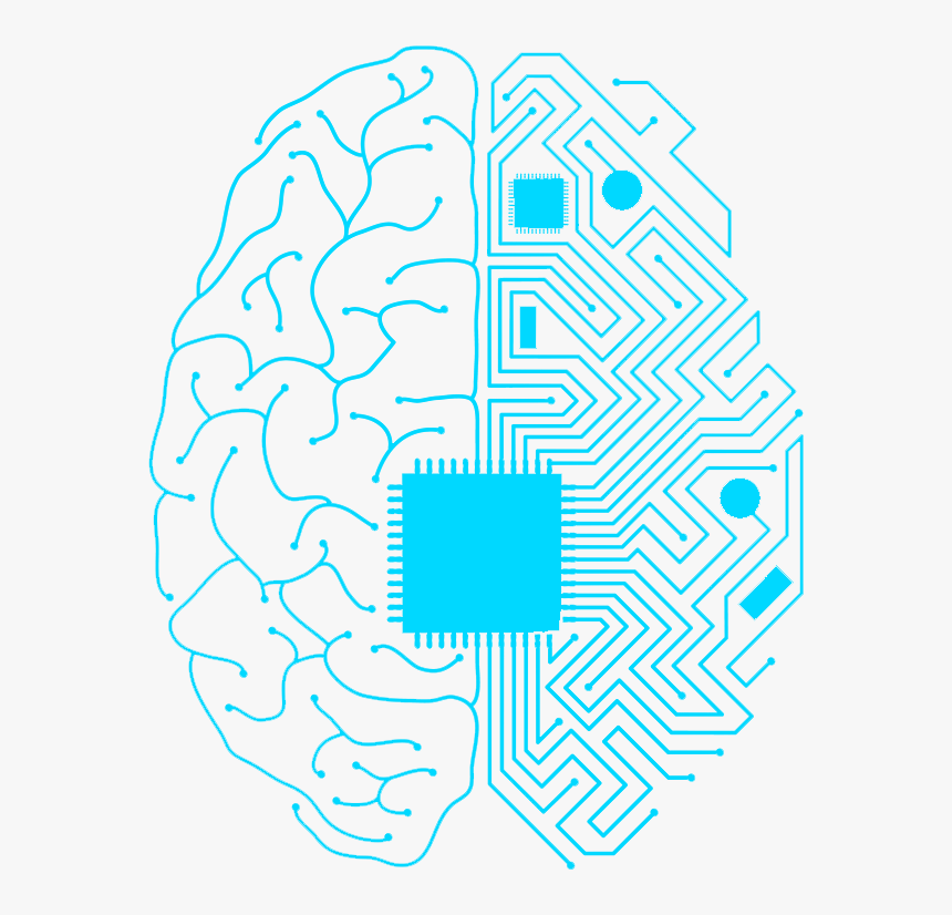 Ai для презентаций. Электронный мозг. Цифровой мозг. Искусственный интеллект. Искусственный интеллект на белом фоне.