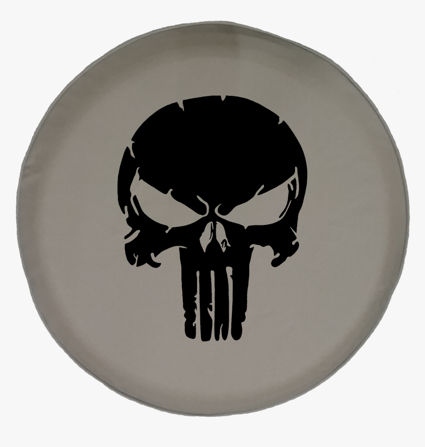 Cracked Punisher Skull With Angry Eyes Offroad Jeep - Punisher Skull, HD Png Download, Free Download