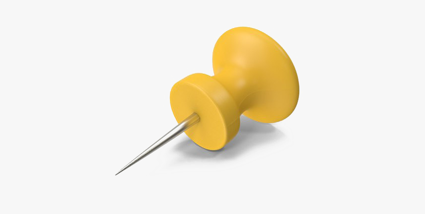 Drawing Pin Png Photo - Yellow Pushpin Png, Transparent Png, Free Download