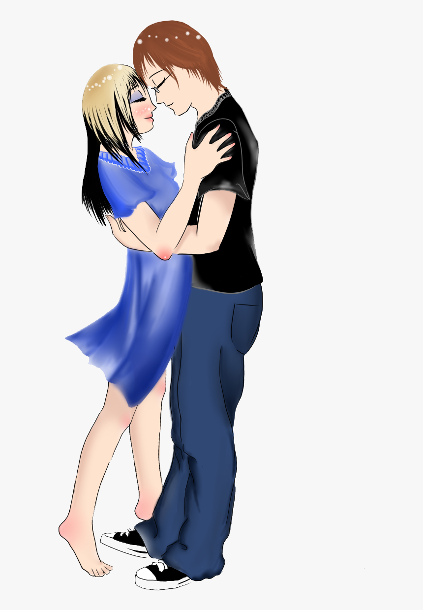 Anime Love Png Image File - Best Animation Couple Png, Transparent Png, Free Download