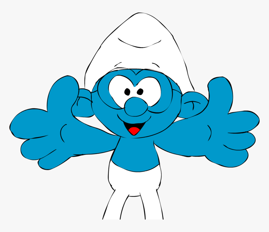 Smurf Png - Smurfs Hugs, Transparent Png, Free Download