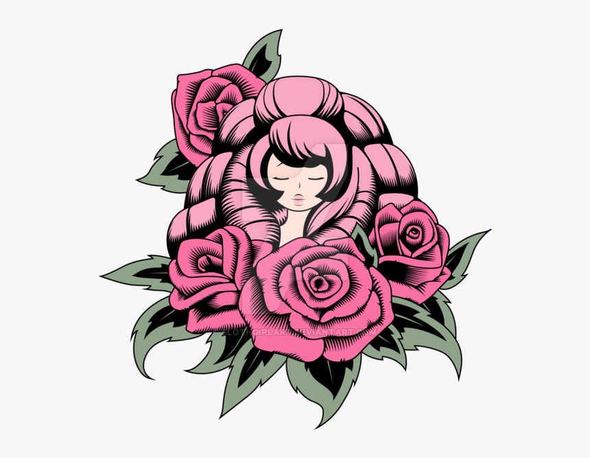 Pretty Rose Tattoos, HD Png Download, Free Download