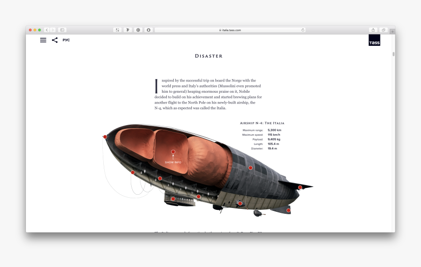 Airship Norge Cross Section, HD Png Download, Free Download