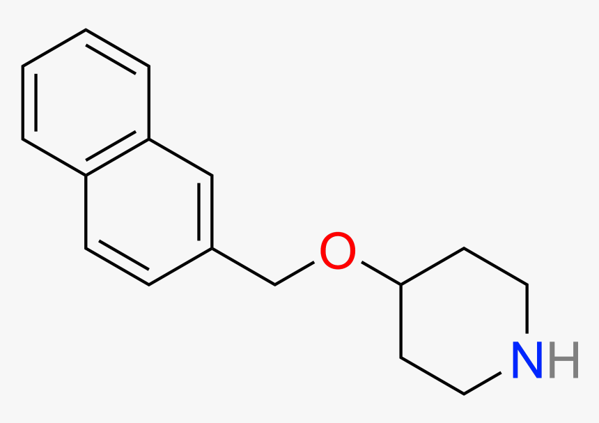 Litoxetine 2d Skeletal - Chemical Structure, HD Png Download, Free Download