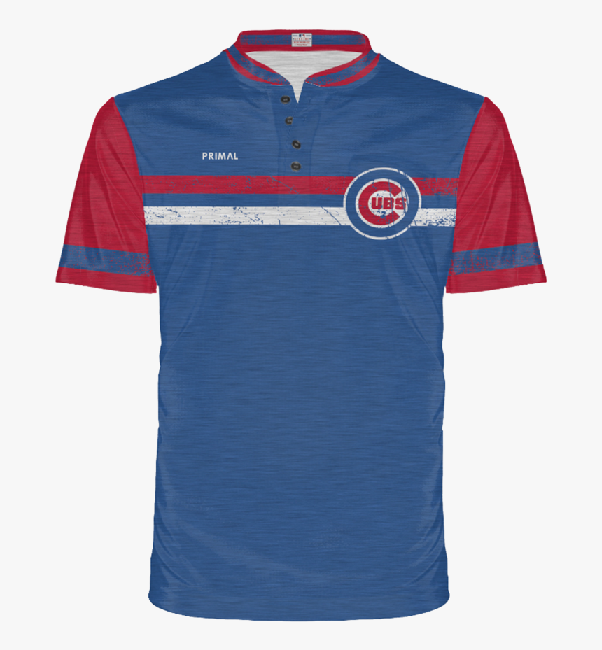 Chicago Cubs Henley - Polo Shirt, HD Png Download, Free Download