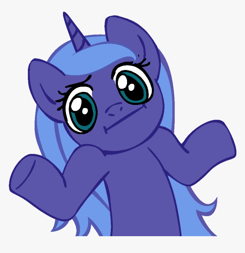 Pinkie Pie Shrug , Png Download - Mlp I Don T Know, Transparent Png, Free Download