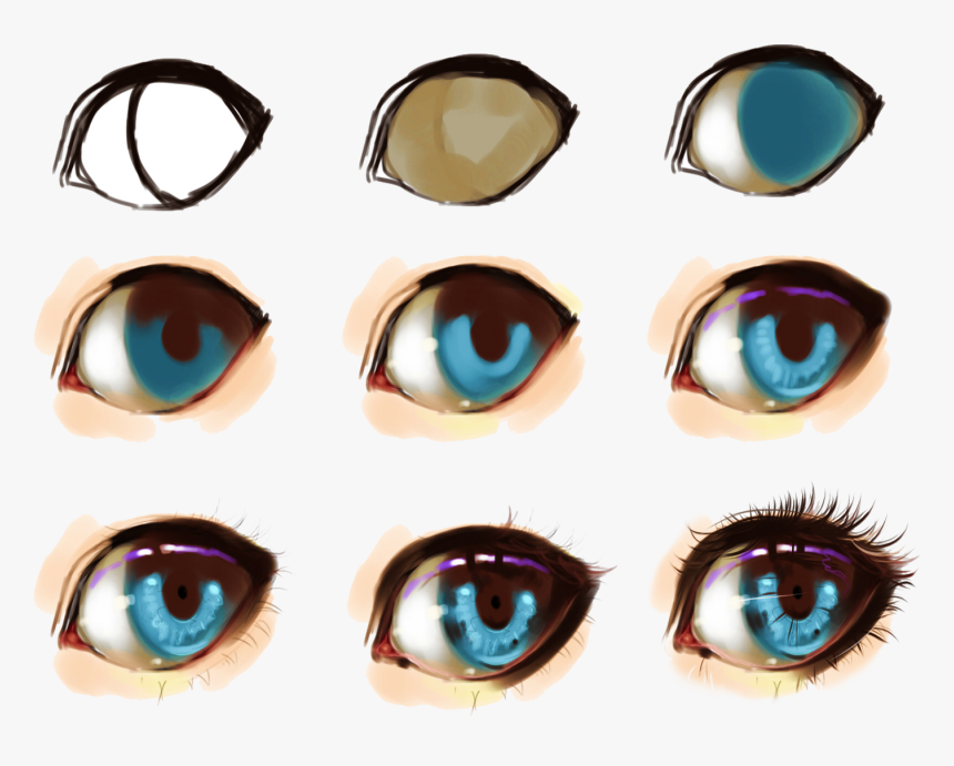 Some Help For - Anime Eyes Digital Art, HD Png Download, Free Download