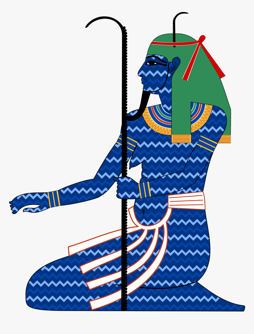 Also, Look At The Blue Wavy Lines, Www - Nun Egyptian God Transparent, HD Png Download, Free Download