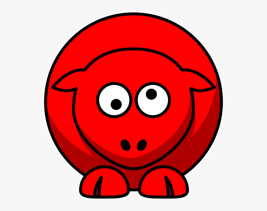 Red Eyes Free On - Cartoon Clipart Gnu, HD Png Download, Free Download