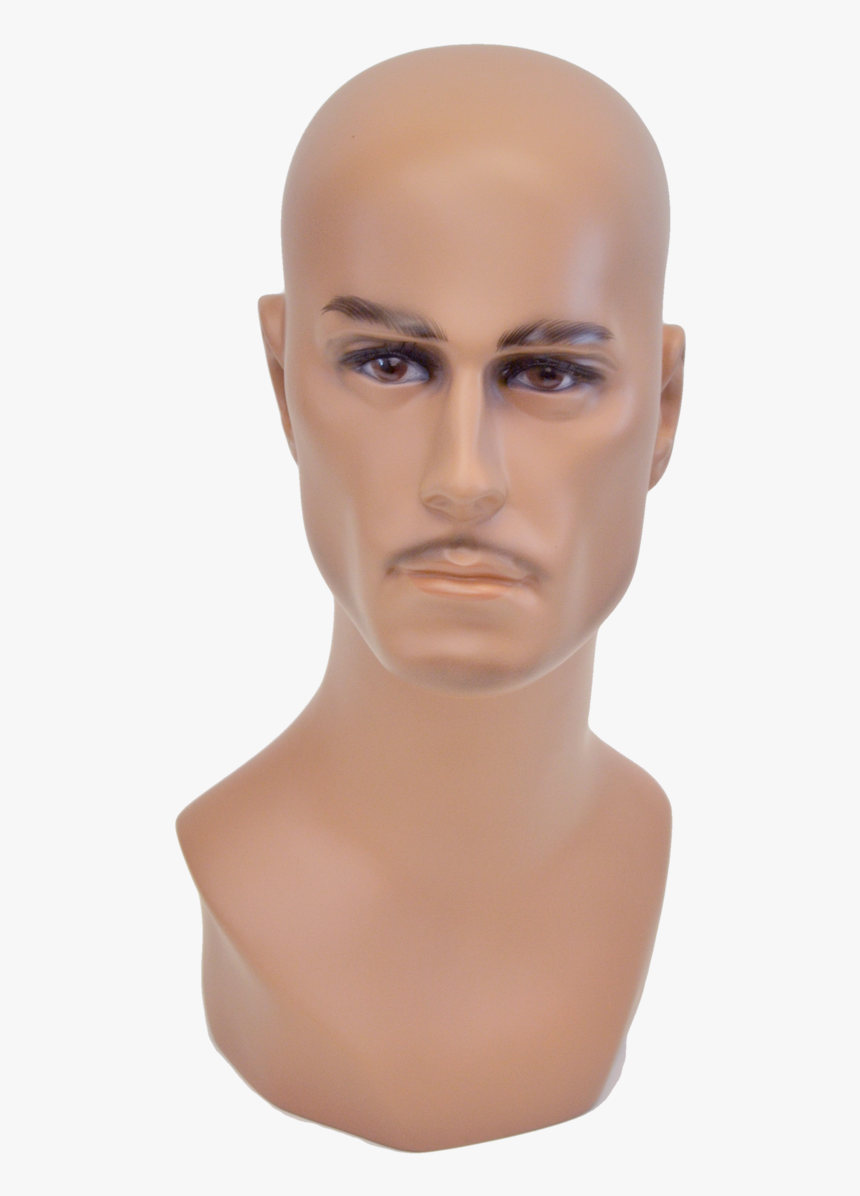 Display Male Mannequin Head - Hand Painted Styrofoam Male Mannequin Head, HD Png Download, Free Download