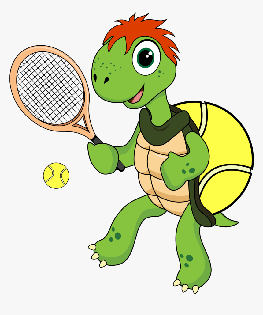 Easy Tennis Cartoon, HD Png Download, Free Download