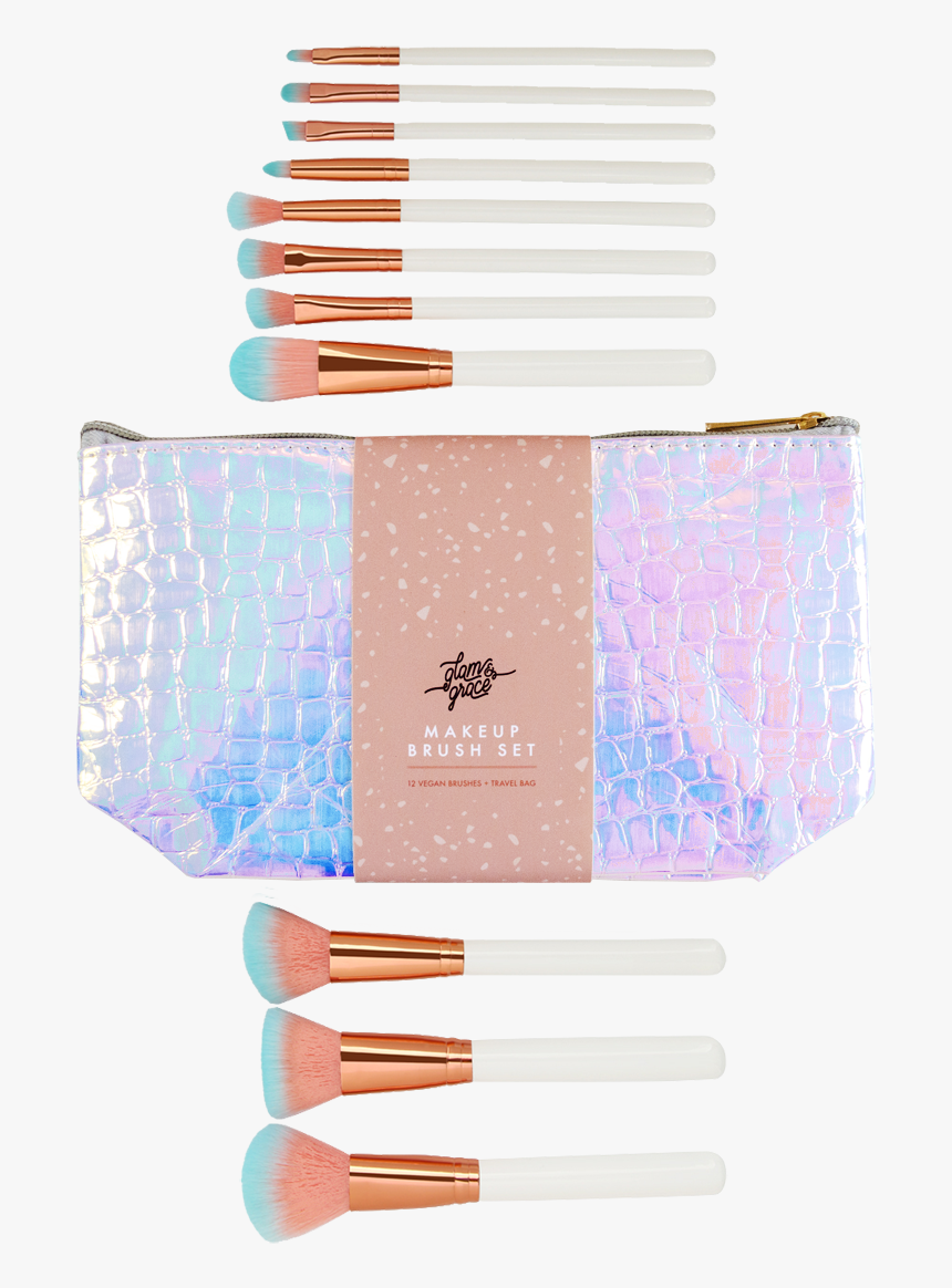 Image Of Color Pop Makeup Brush Set - Iridescent Make Up Brushes, HD Png Download, Free Download