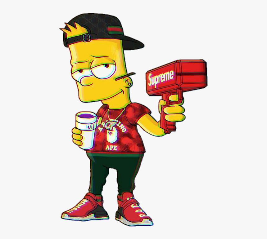 #bart #simpson #simpsons #cartoon #aesthetic #black - Imagenes De Bart Supr...