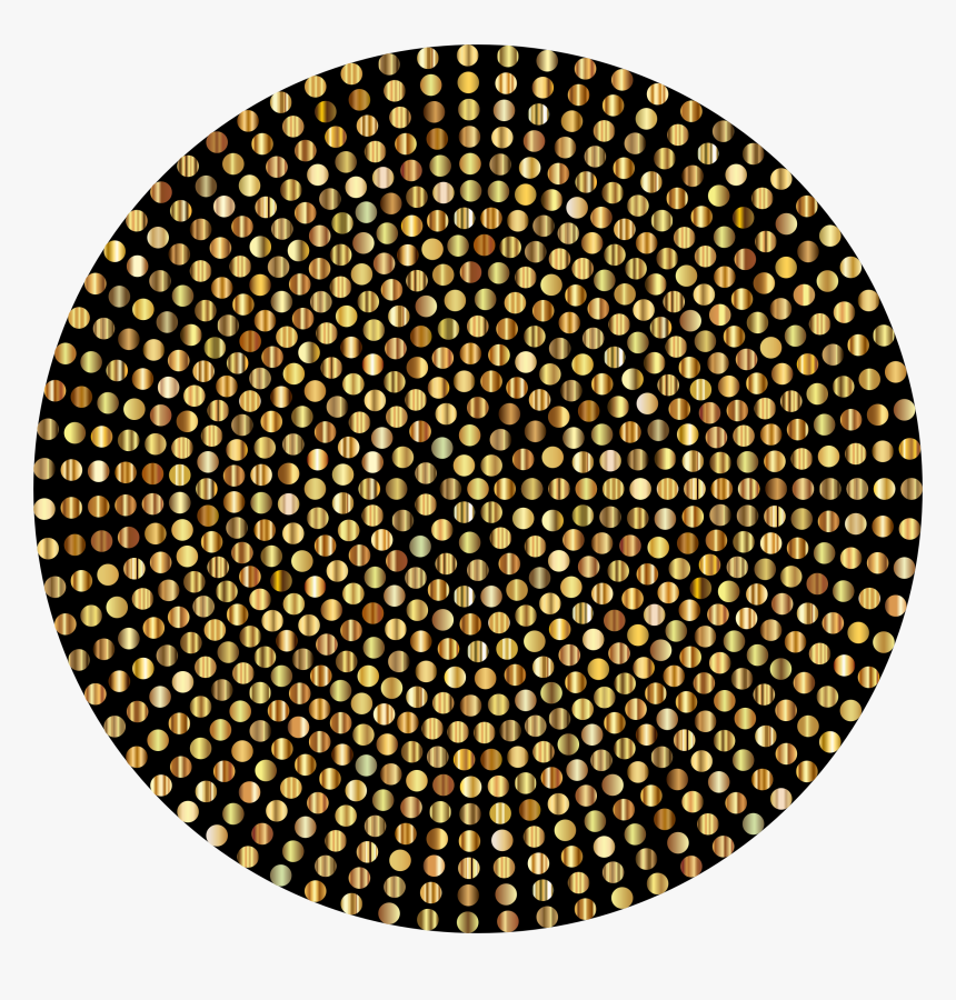 Gold Radial Dots - Xiaomi Air Purifier Fan, HD Png Download, Free Download