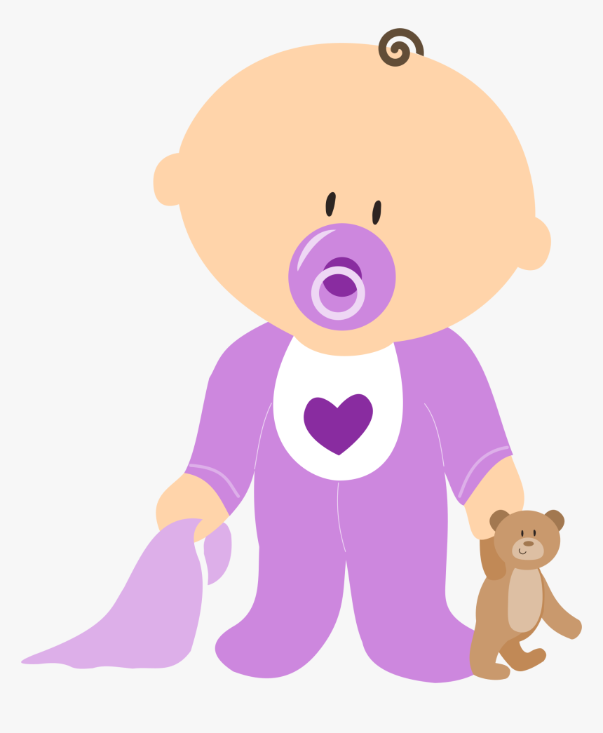 Transparent Baby Bottle Clipart Png - Baby With Pacifier Clipart, Png Download, Free Download