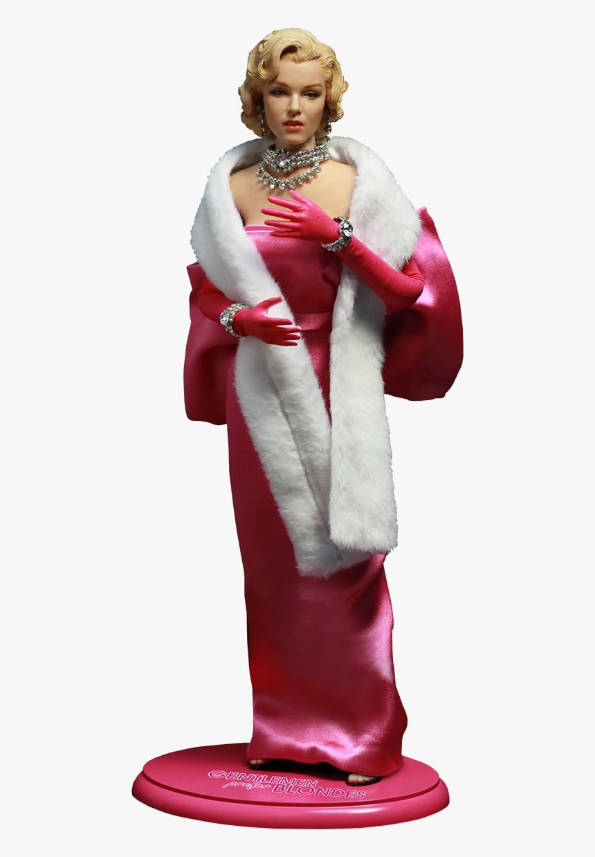 Marilyn Monroe White Dress And Fur Stole, HD Png Download, Free Download