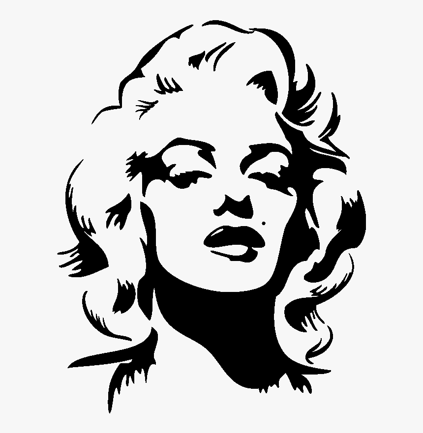 Transparent Marylin Monroe Clipart - Marilyn Monroe Pumpkin Carving Stencil, HD Png Download, Free Download
