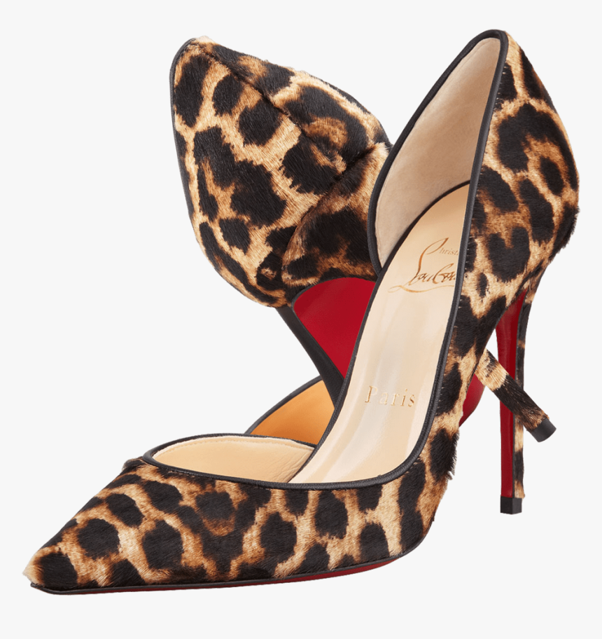 louis vuitton leopard heels