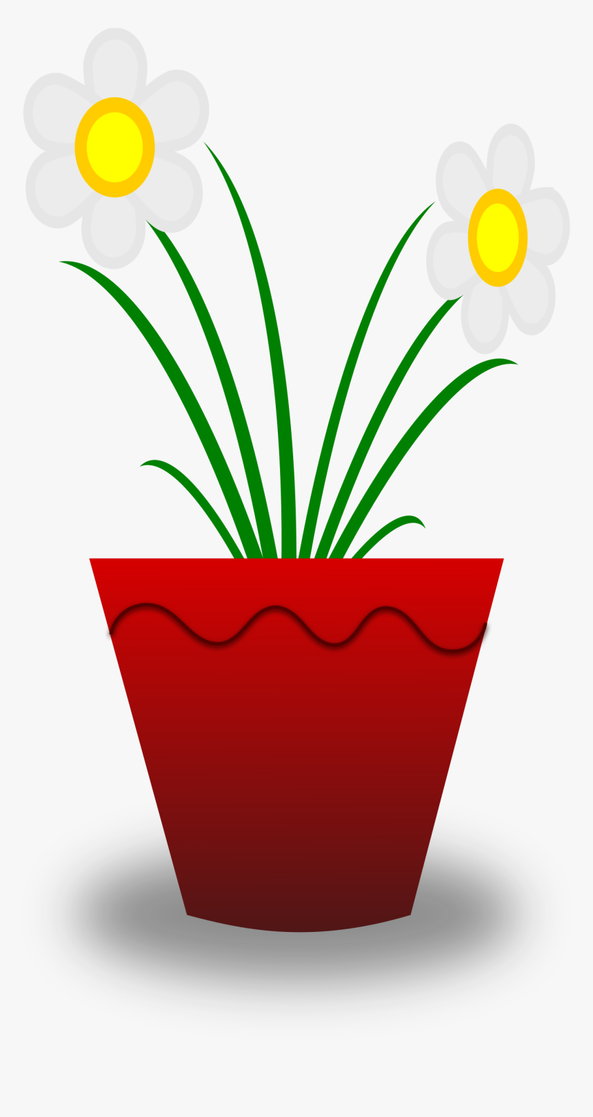 Big Image Png - Flower In Pot Clipart Png, Transparent Png, Free Download