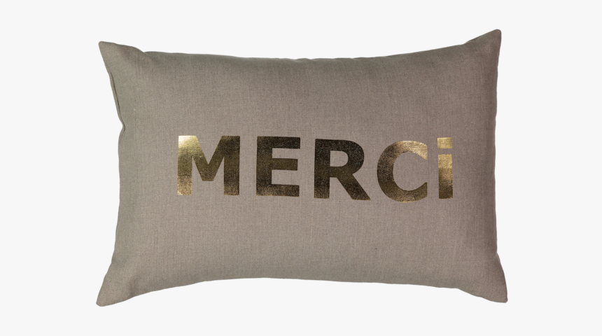 Merci Linen Cushion In Coconut - Cushion, HD Png Download, Free Download