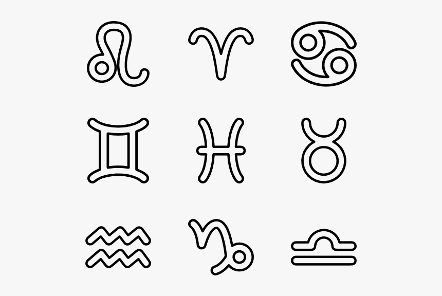 Zodiac Stroke - Objectives Line Icon, HD Png Download, Free Download