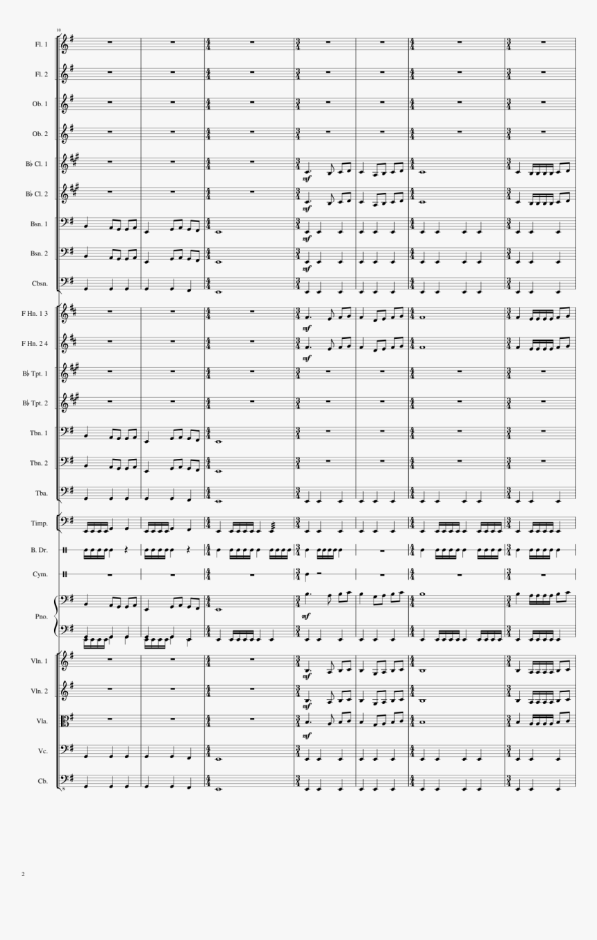 Amy Beach Gaelic Symphony Sheet Music, HD Png Download, Free Download