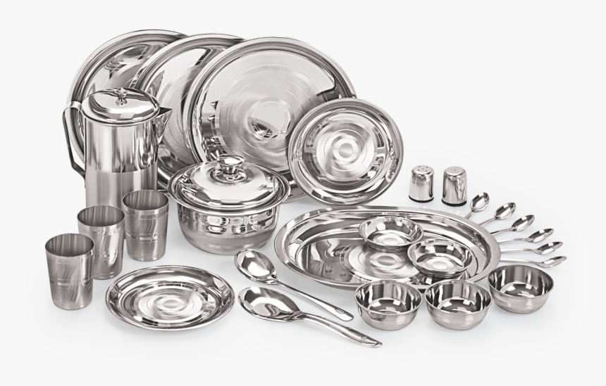 Png Steel Dinner Set , Png Download - Transparent Steel Dinner Set Png, Png Download, Free Download