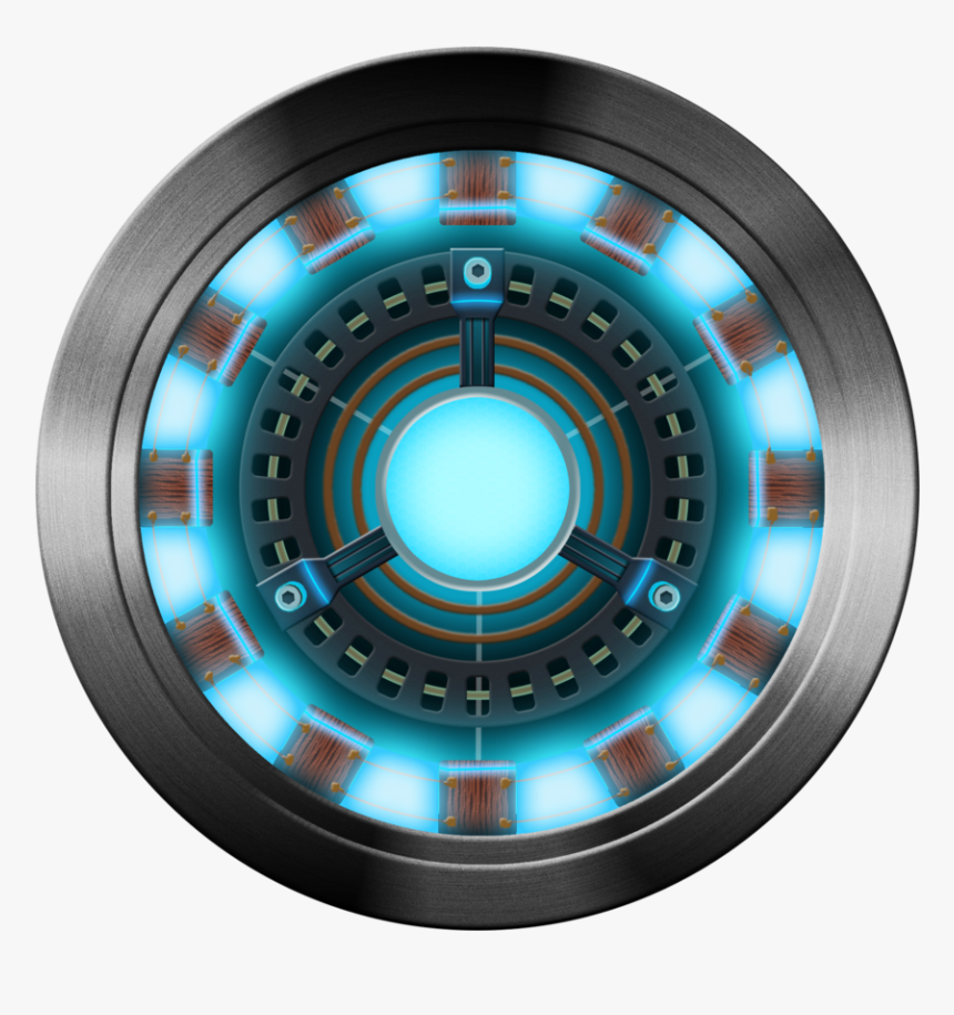 Iron Man Reacteur Ark - Arc Reactor Iron Man Png, Transparent Png, Free Download