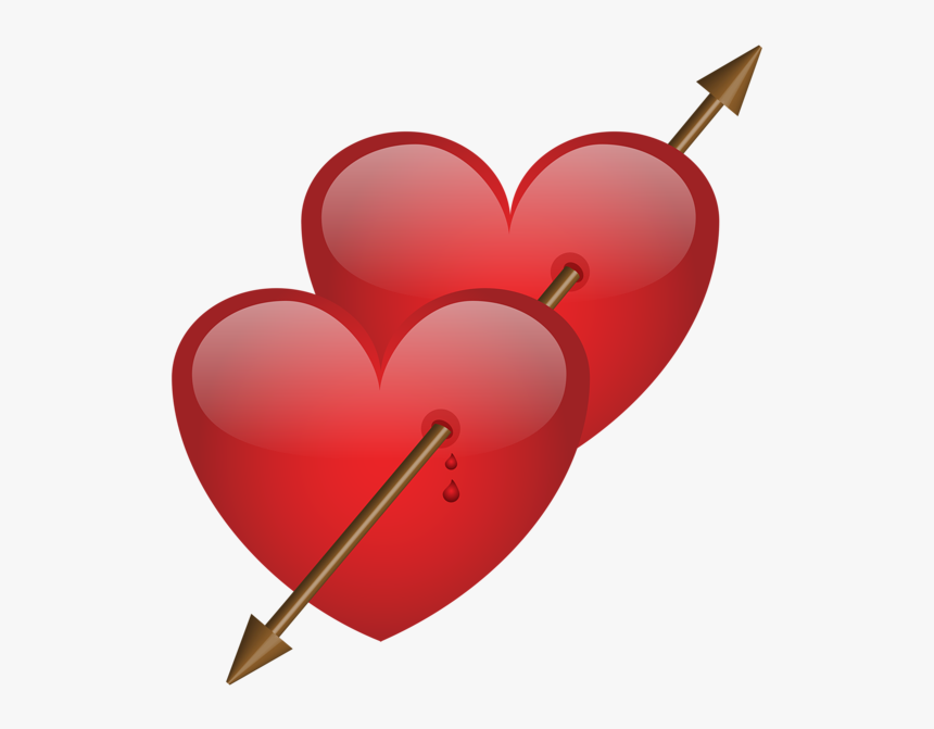 Heart Png - Hearts With Arrow Png, Transparent Png, Free Download
