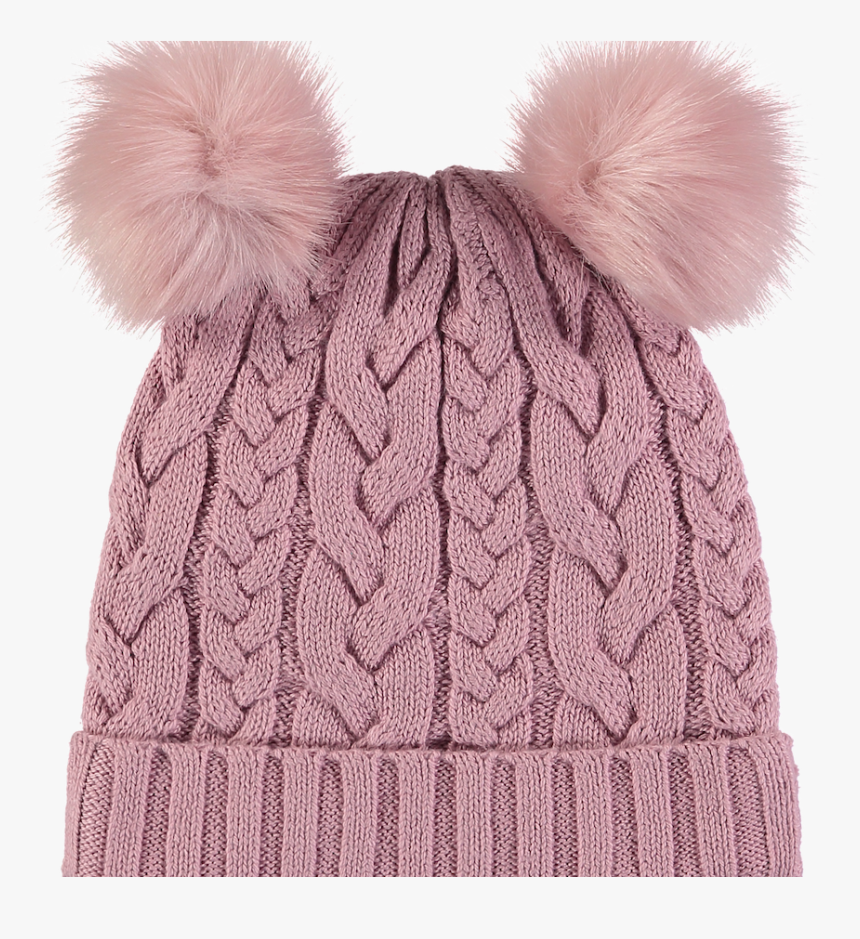 Angel Face Chunky Knit Hat Vintage Rose - Beanie, HD Png Download, Free Download