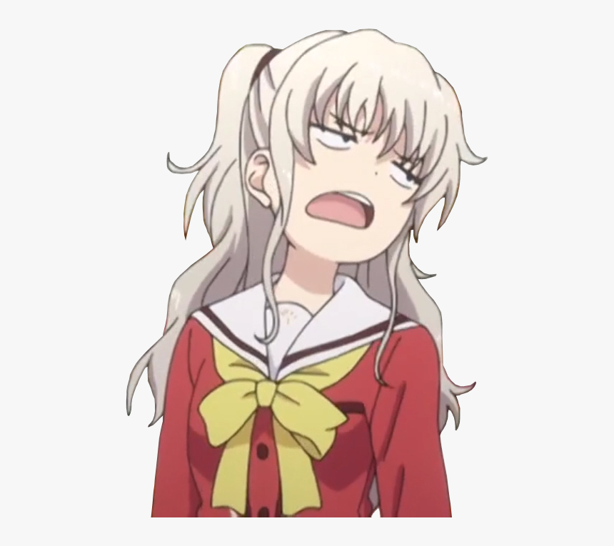 Charlotte Anime Meme Face Hd Png Download Kindpng