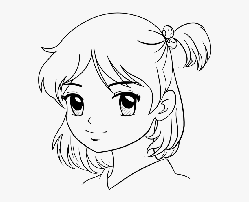 Draw Anime Girls, HD Png Download - kindpng