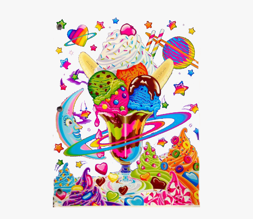 Transparent Lisa Frank Unicorn Png - Lisa Frank Ice Cream Sundae, Png Download, Free Download