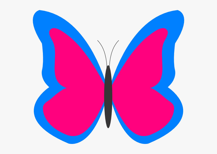 Butterflies Pink Butterfly Images Clipart Clipart - Clip Art Design Butterfly, HD Png Download, Free Download