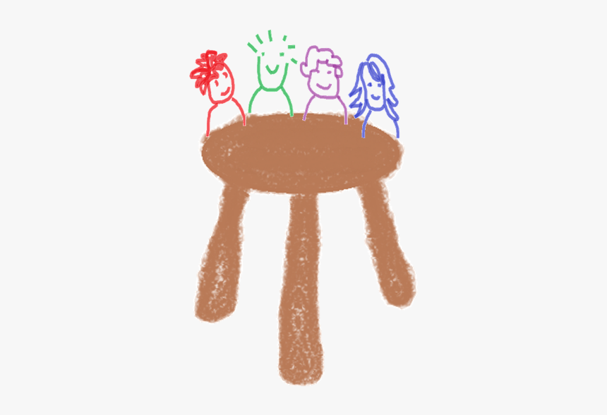 The Three Legged Stool Of Facilitation - Child Art, HD Png Download, Free Download
