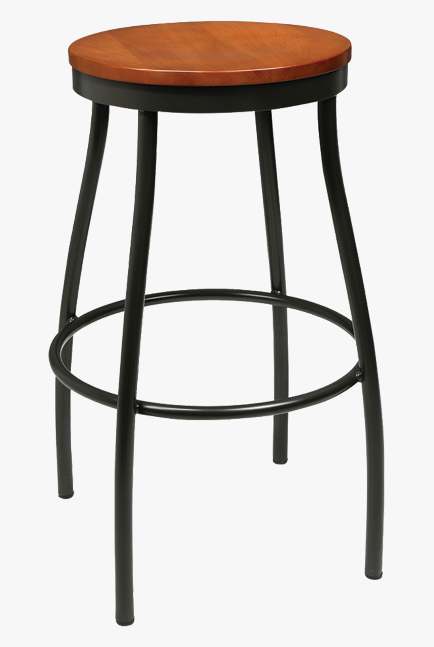 Metal Rustic Wood Backless Stool - Stools For Classroom Seating, HD Png Download, Free Download