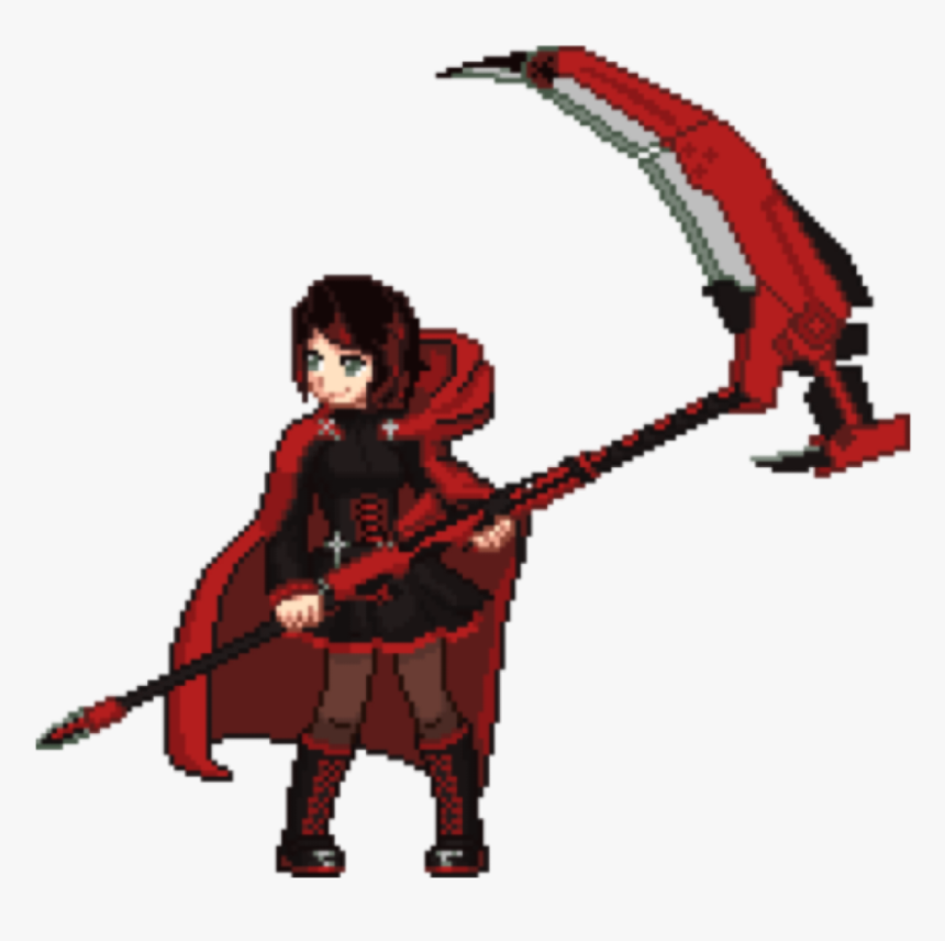 #littleredridinghood #sprite #mugen #freetoedit - Rwby Ruby Rose Sprite, HD Png Download, Free Download