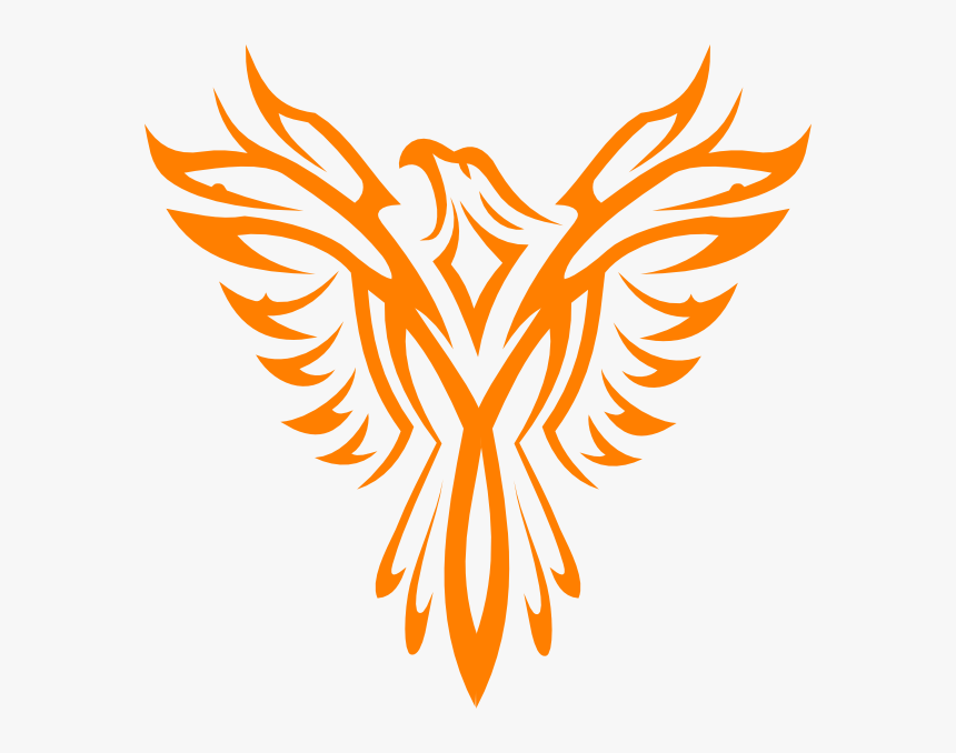 Orange Clip Art At - Eagles Drawings Black And White, HD Png Download, Free Download