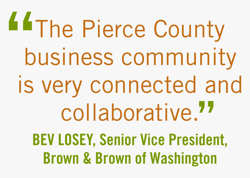 Pierce Co Business Community Is Connected, Collaborative - Amber, HD Png Download, Free Download