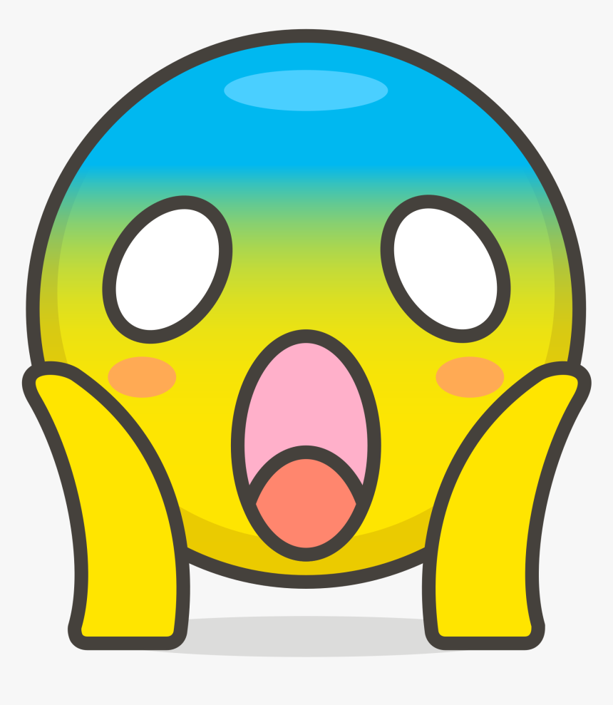 064 Face Screaming In Fear - Fear Svg, HD Png Download, Free Download