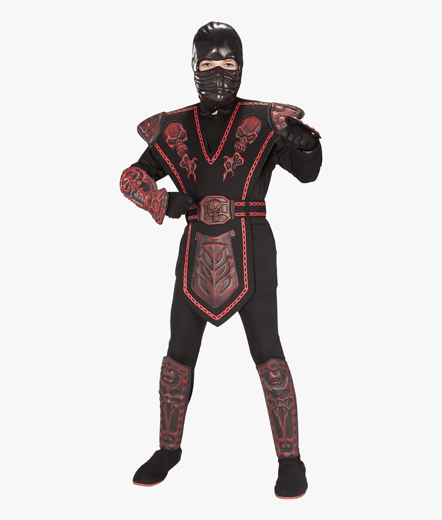 Boys Red Skull Ninja Costume - Ninja Costume Skull, HD Png Download, Free Download