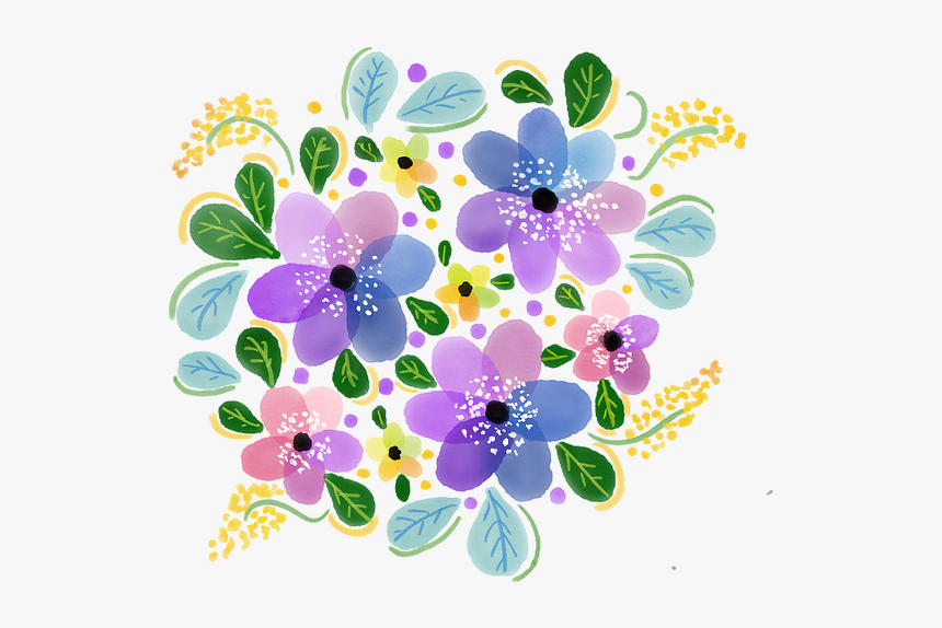 Watercolour Flowers, Watercolor, Nature, Floral, Spring - Orchid, HD Png Download, Free Download