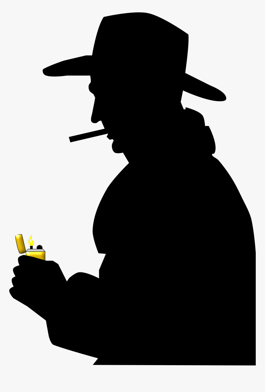 Smoking Silhouette png