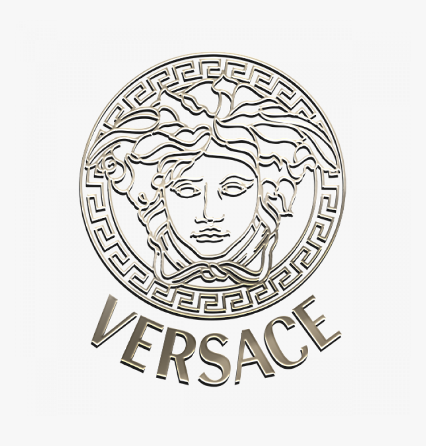 Silver Versace Logo Png, Transparent Png, Free Download