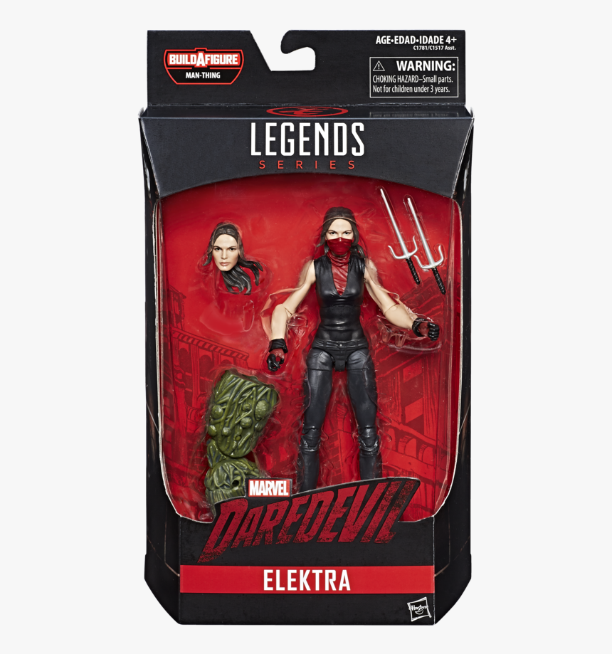 Marvel Legends Jessica Jones 6 Figure Netflix Man-thing - Marvel Legends Elektra Figure, HD Png Download, Free Download