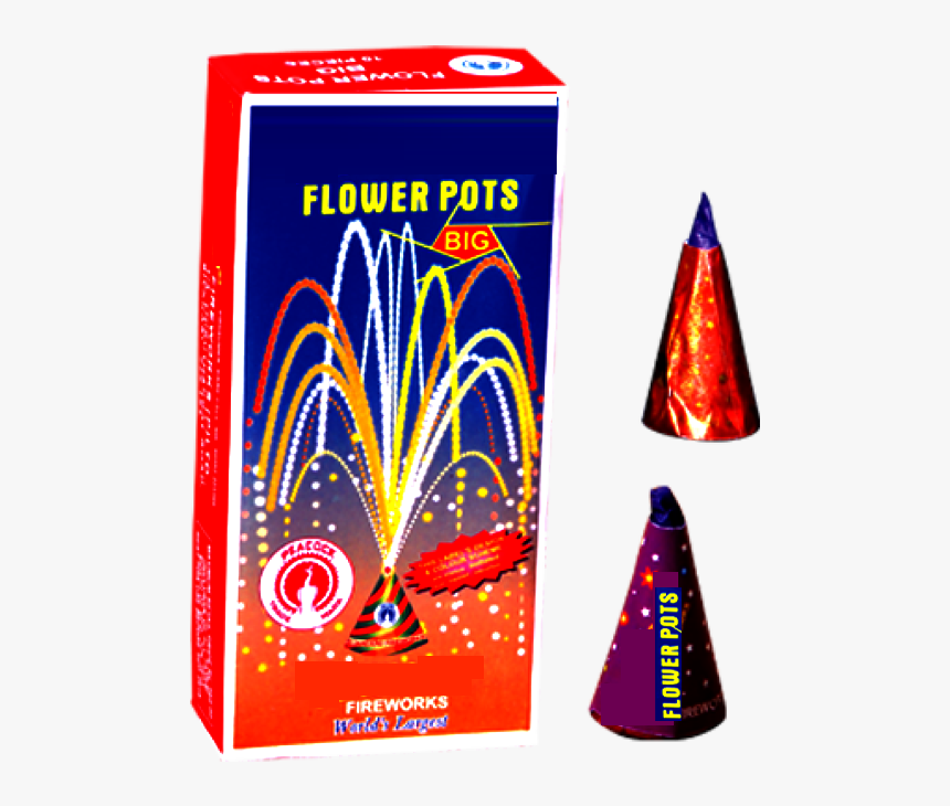 Flower Pots Crackers - Flower Pots Big Crackers, HD Png Download - kindpng
